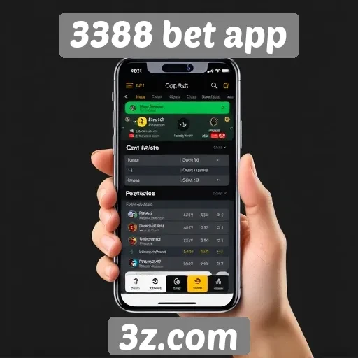 Interface do usuário no 3388 bet app é intuitiva